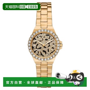 自营Michael Kors女士Lennox黑色表盘手表-黑色 美国奥莱直发