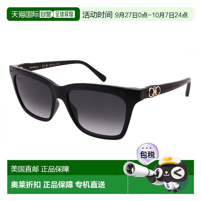 自营salvatore ferragamoSF1027S-001-55-16-140 - black 【美国