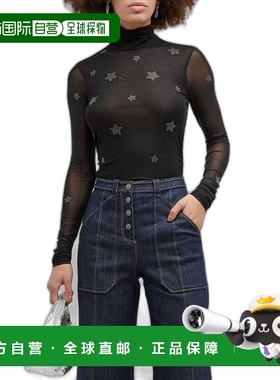 1h可退 【美国直邮】Cinq &agrave; Sept女士毛衣高领女装流行穿