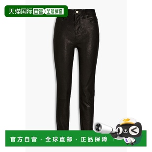 香港直邮潮奢 皮革细脚长裤 Frame 女士 LWLT0326MA Denim 1h可退