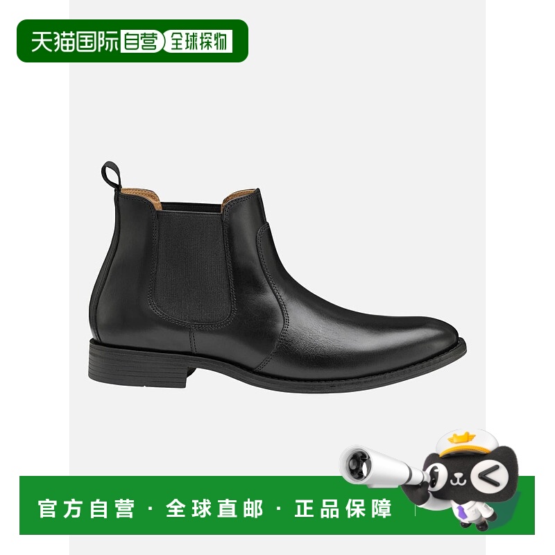 自营johnston & murphyMen's Lewis Chelsea Boot In Black Full