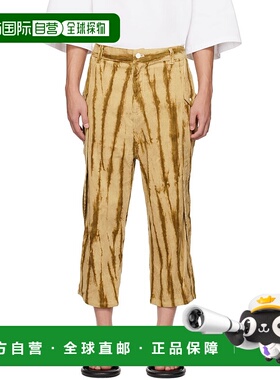 1h可退 香港直邮潮奢 NAMESAKE 男士 黄褐色 Hurst 牛仔裤 N3AW22