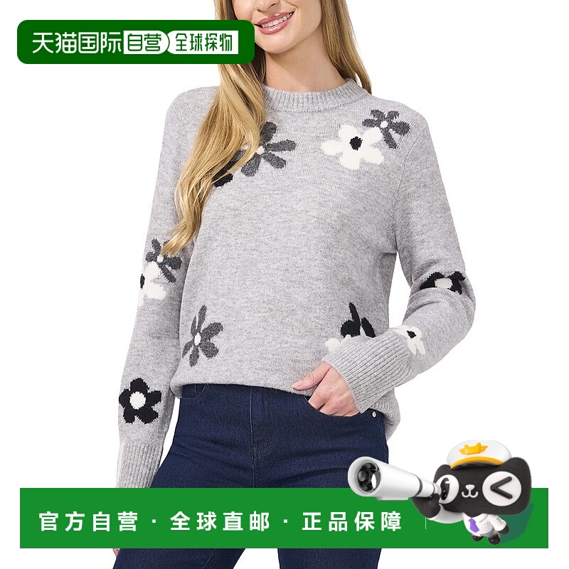 自营CeCe常规款毛衣-灰色 美国奥莱直发