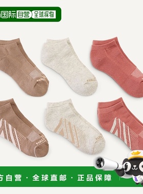 自营Nautica Womens Athletic Low Cut Socks, 6-Pack - seashore