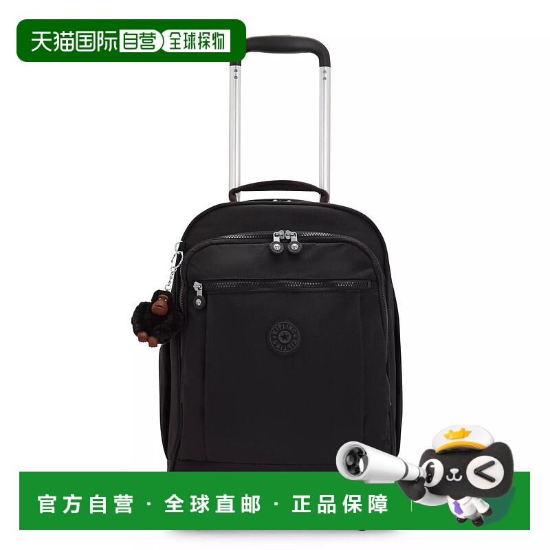 自营Kipling Gaze Large Rolling Backpack - true black 美国奥
