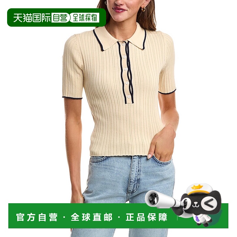 自营Sadie & Sage Open Windows Striped Sweater - gray 美国奥