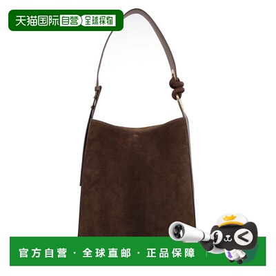 自营anya hindmarchRingo Suede Smooth Leather Structured Hand