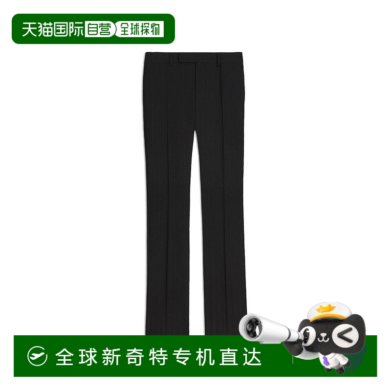 自营 Celine Wool经典男式长裤-黑色 【美国奥莱】直发