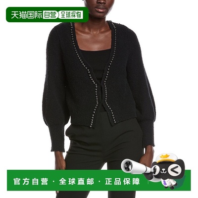 自营525 America Gianna Cropped Cardigan - black 美国奥莱直发