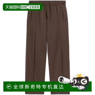 美国奥莱直发 自营 palm angels`背部弧形标志`运动裤 棕色