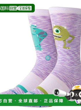 1h可退 香港直邮潮奢 stance 男士 Scare Floor Crew 袜子