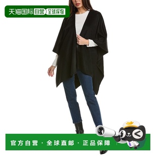 黑色 马格利羊毛混纺斗篷 美国奥莱直发 magli布鲁诺 自营bruno