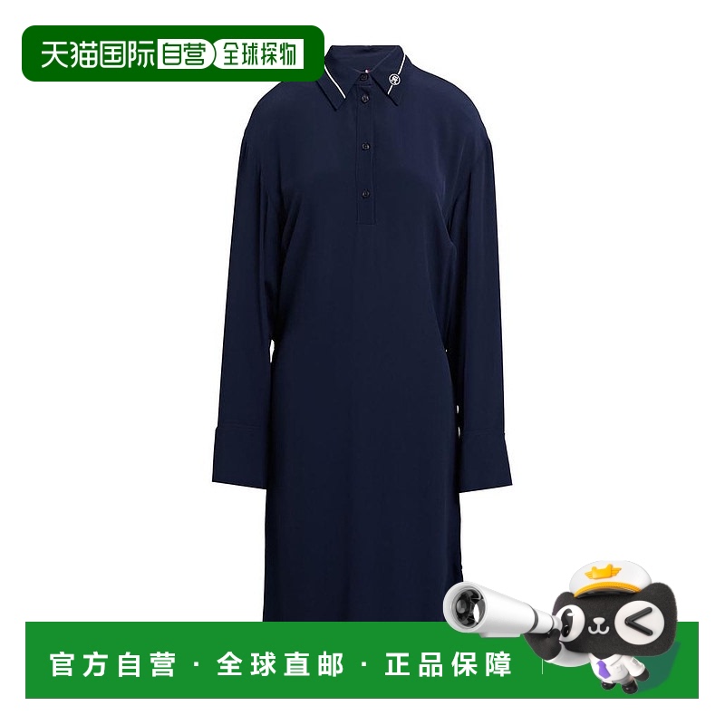 1h可退 【美国直邮】tommy hilfiger 女士 连衣裙长袖衬衫裙长裙