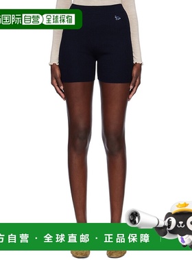 1h可退 香港直邮潮奢 MAISON KITSUNE 女士 海军蓝 Baby Fox Patc