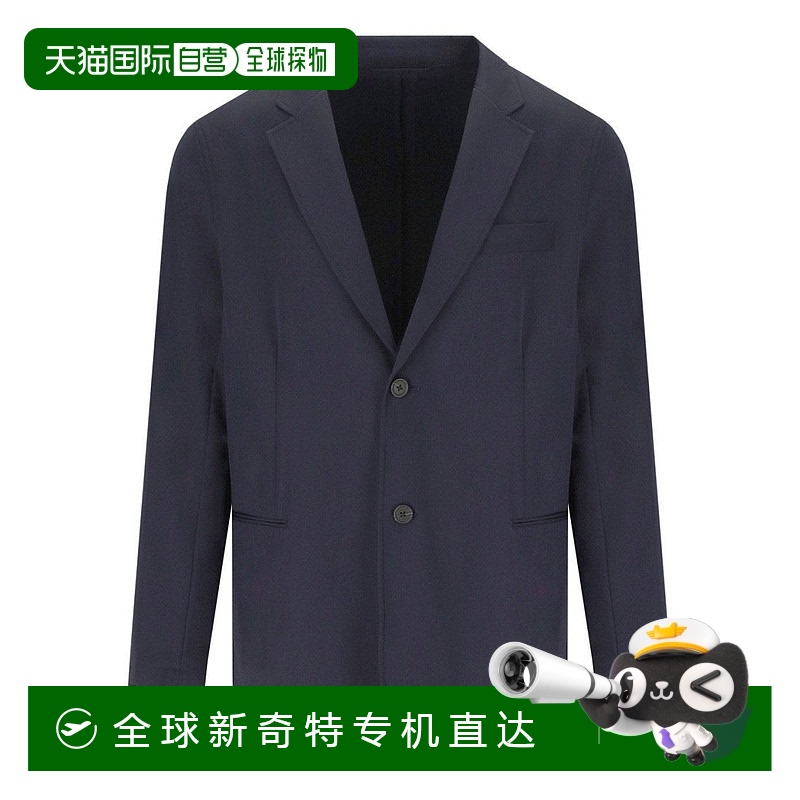 自营 emporio armani蓝色单排扣夹克-蓝色 【美国奥莱】直发