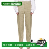 香港直邮潮奢 卡其色 Burberry 1h可退 巴宝莉 女士 Linen Tailor