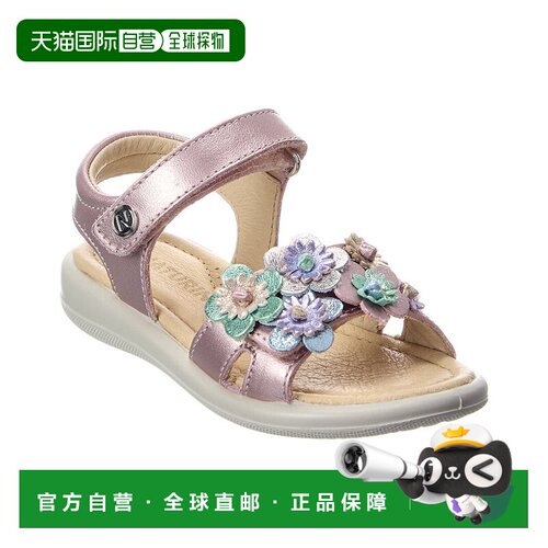 自营naturino纳图里诺布拉玛皮质凉鞋-粉色 美国奥莱直发