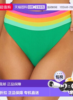 自营Women's Beach Riot Millie Bikini Bottom Multi Colorblock