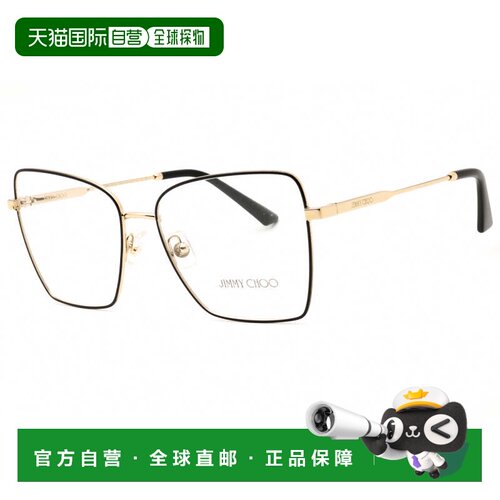 自营jimmy chooJC2007 3015淡金色/黑色55mm-淡金色黑色 美国奥莱