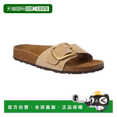 自营Birkenstock Madrid Big Buckle Narrow Leather Sandal - br