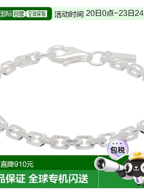 1h可退 香港直邮潮奢 Hatton Labs 男士 银色 Anchor 手链 HLS431