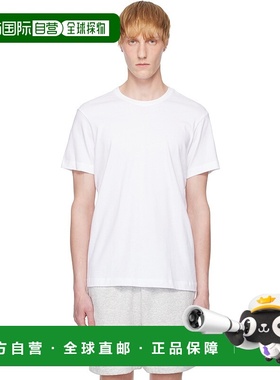 1h可退 香港直邮潮奢 SKIMS 男士 白色 Cotton Classic T 恤 TPTS