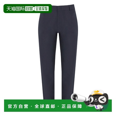 自营 emporio armaniTravel Essential Navy Blue Pants - blue