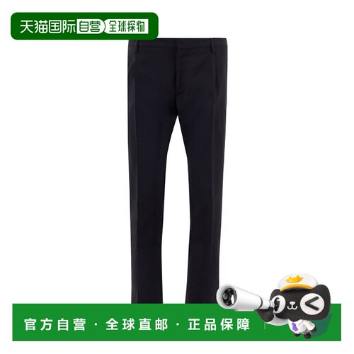 自营Valentino Wool Dress Men's Pants - black 美国奥莱直发