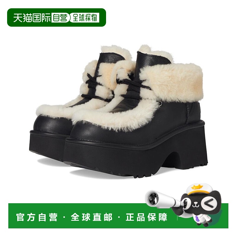 1h可退 【美国直邮】ugg 女士 靴子高跟鞋皮鞋女靴