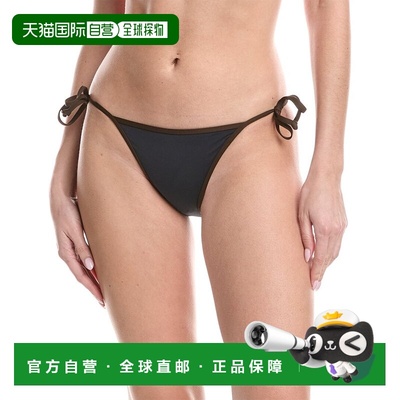 自营WeWoreWhat Tie Bikini Bottom - blue 美国奥莱直发