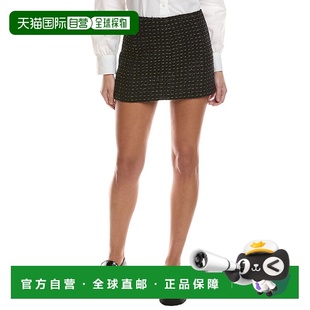 Christine Tweed Mini 自营rag black bone Skirt 美国奥莱直