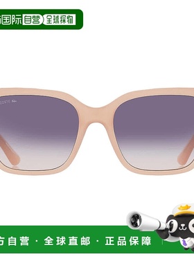 自营Lacoste Blue Gradient Square Ladies Sunglasses L6022S 66