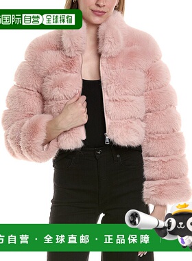 自营Adrienne Landau Short Coat - pink 美国奥莱直发外套