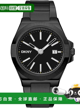 自营dknyEVERYDAY Modernist Black Dial Men's Watch - black 美