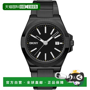 自营dknyEVERYDAY Modernist Black Dial Men's Watch - black 美