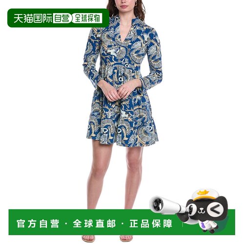 自营Sail to Sable Tunic Flare Dress - blue 美国奥莱直发