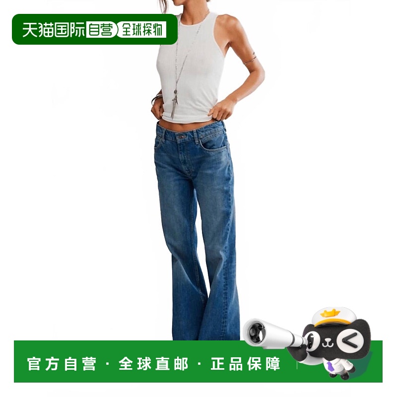 自营free peopleWest Coast Relaxed Jean In Humble - humble 美