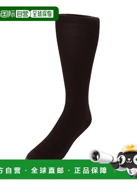 自营 gold toe男士 Metropolitan 保湿 OTC 袜子（3 件装）- 棕色