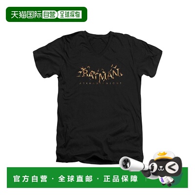 自营 gildan蝙蝠侠阿骑士 Ak Flame 标志短袖成人 V 领优质棉质 T