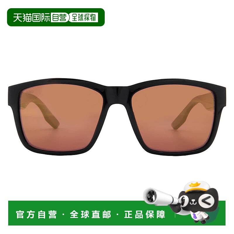 自营Costa Del Mar PAUNCH Gold Mirror Polarized Glass Square