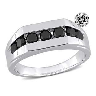 Ring Diamond 1ct Men Max Set Black Mimi Channel