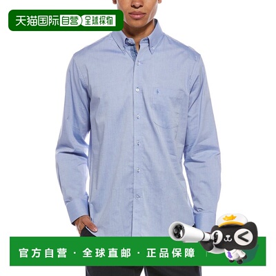 自营TailorByrd签名牛津衬衫-蓝色 美国奥莱直发