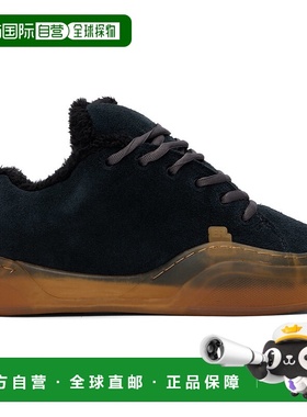 1h可退 香港直邮潮奢 Erl 男士 黑色 Vamp Skate 运动鞋 ERL10SH0