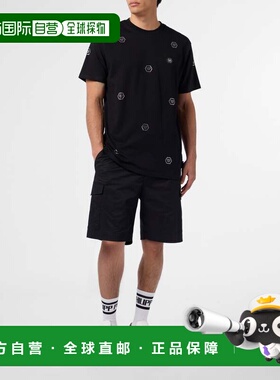 自营philipp plein圆领t恤Monogram Stones Monogram-黑色 美国奥