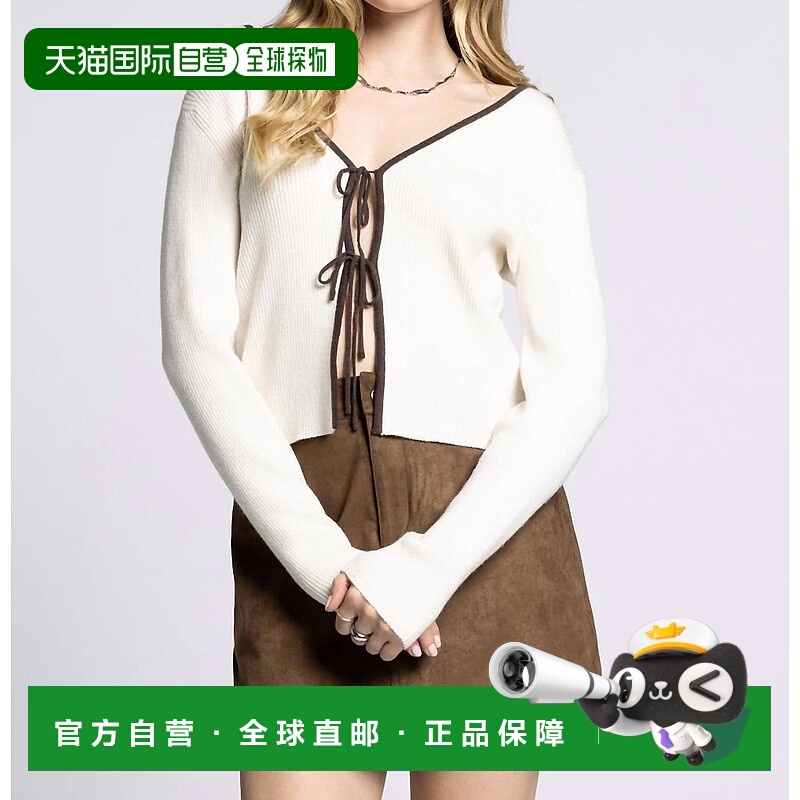 自营thread & supplyChelsea Knit Cardigan In Cream - cream 美