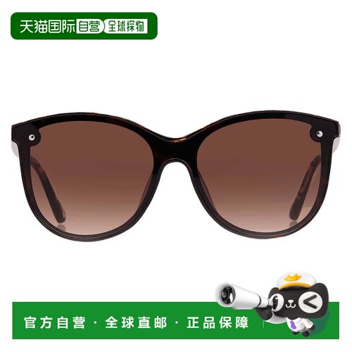 自营Nine West Brown Oval Ladies Sunglasses 10268562.KHL TORB