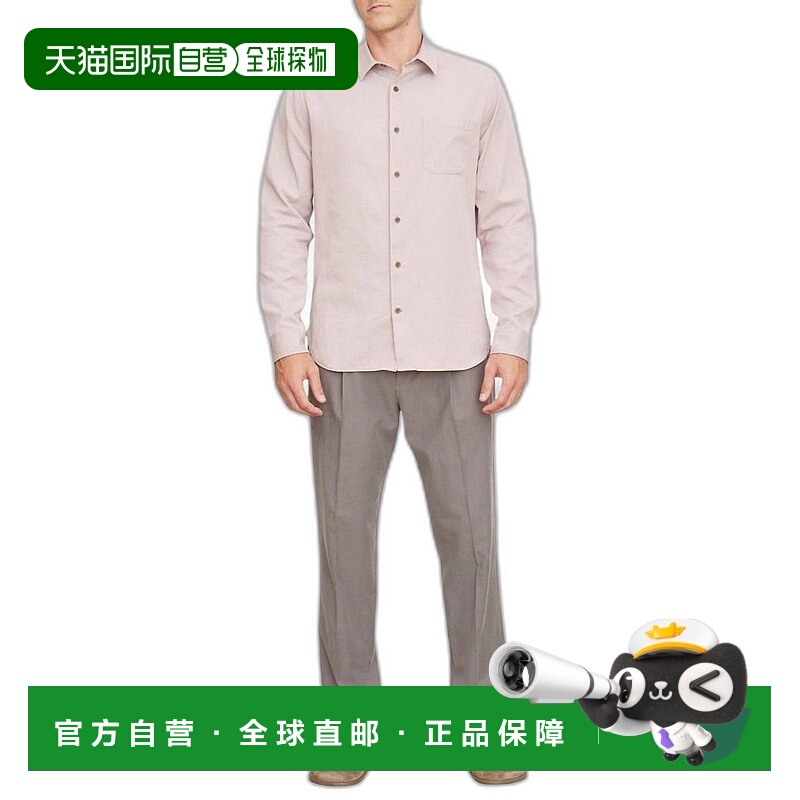 1h可退 【美国直邮】VINCE男士衬衫 长袖宽松型 时尚舒适 百搭休