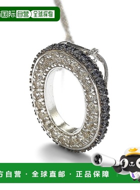 自营 Suzy Levian 纯银蓝宝石和钻石装饰字母吊坠 - 蓝色 美国奥