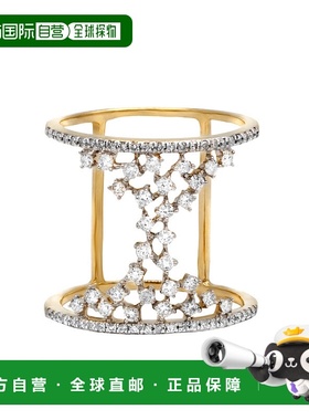 自营 diana m.14K黄金多石戒指-黄色 美国奥莱直发