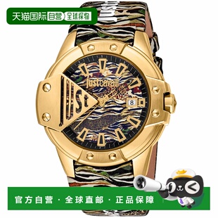 自营Just Cavalli Women's Scudo Black Dial Watch - black 美国